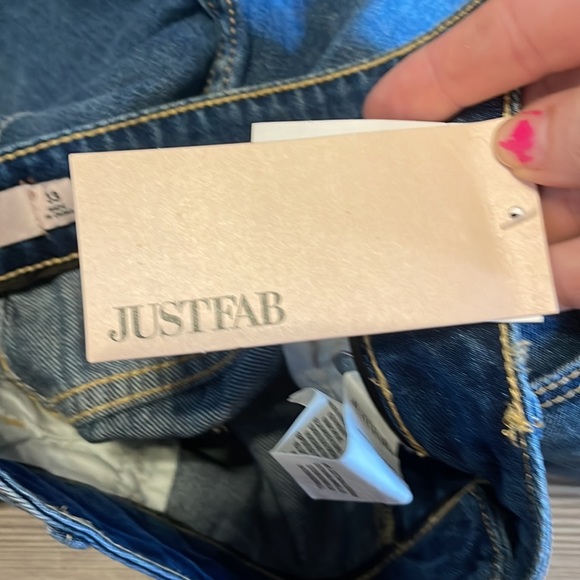 Just Fab distressed jeans size 33 - Picture 8 of 8